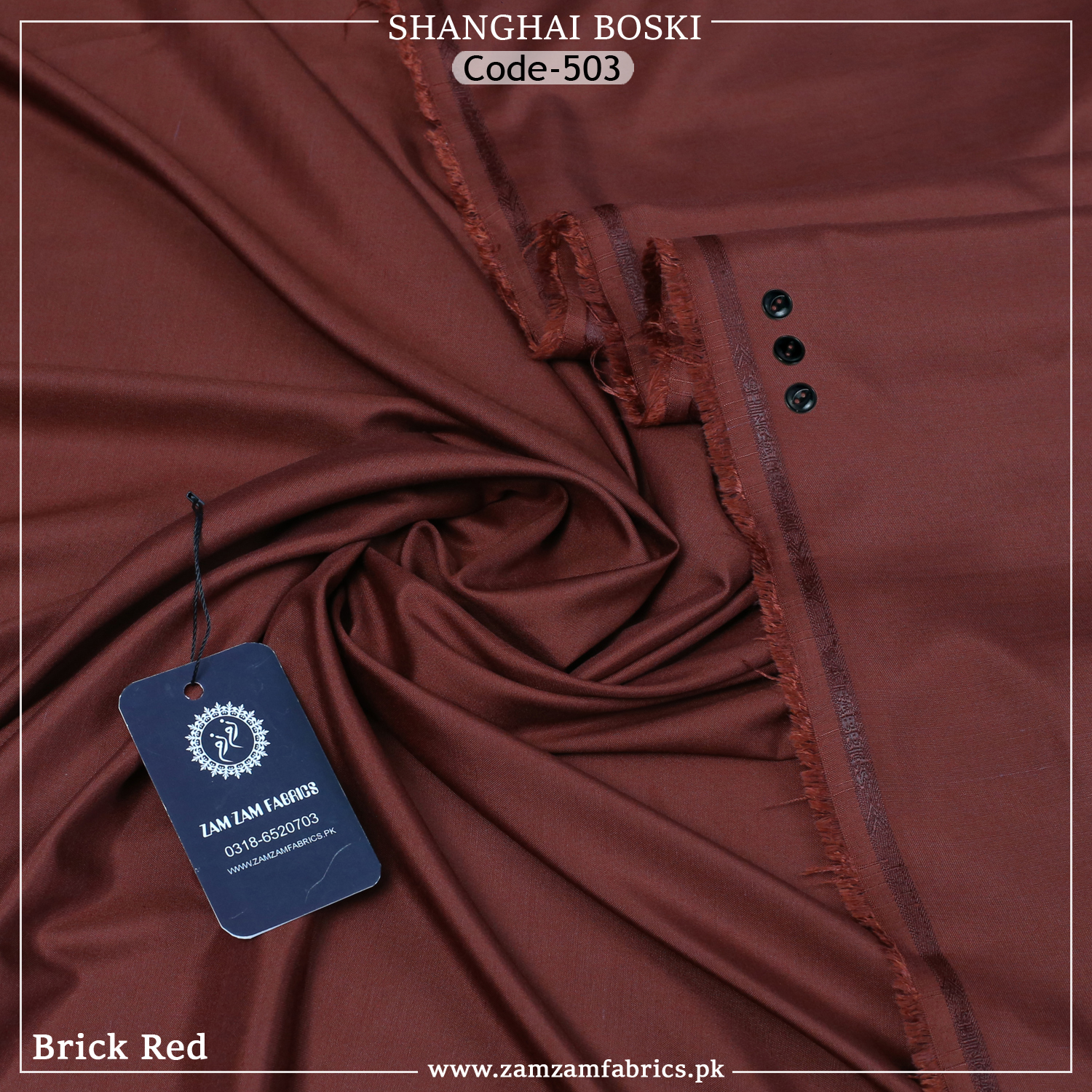 Shanghai Boski-Brick-Red-503