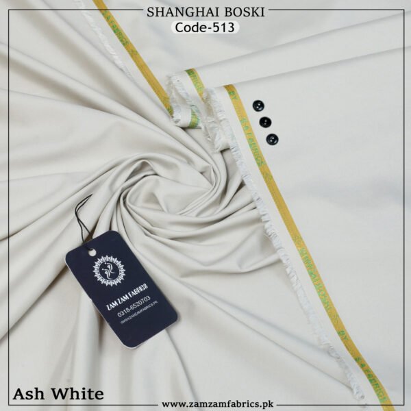 Shanghai Boski-Ash-White-513