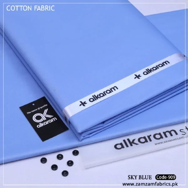 Special Al Karam Cotton | Sky Blue