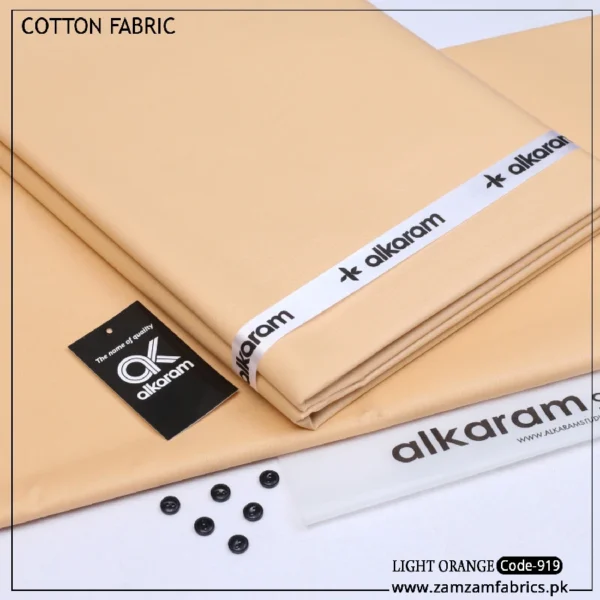 Special Al Karam Cotton | Light Orange