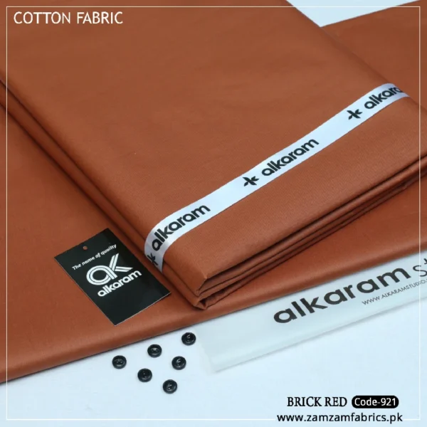 Special Al Karam Cotton | Brick Red