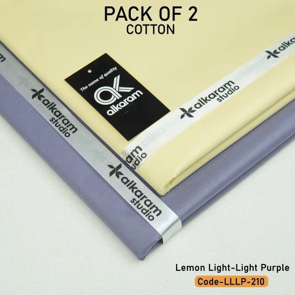 Special Al Karam Cotton | Pack Of 2 Bundle-LLLP-210