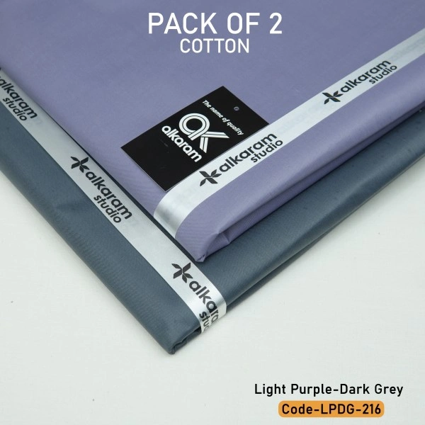 Special Al Karam Cotton | Pack Of 2 Bundle-LPDG-216