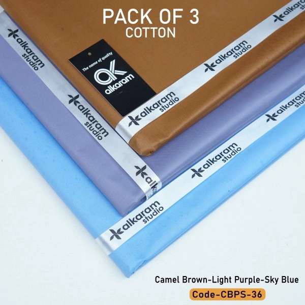 Special Al Karam Cotton | Pack Of 3 Bundle-CBPS-36