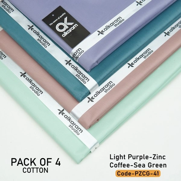Special Al Karam Cotton | Pack Of 4 Bundle-PZCG-41