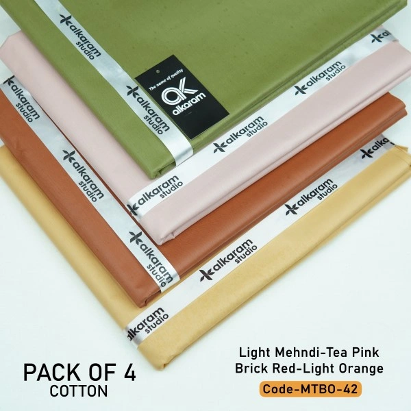 Special Al Karam Cotton | Pack Of 4 Bundle-MTBO-42