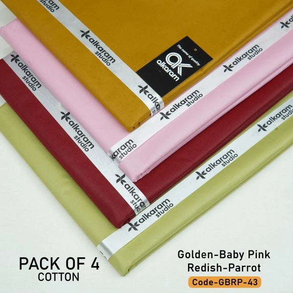 Special Al Karam Cotton | Pack Of 4 Bundle-GBRP-43