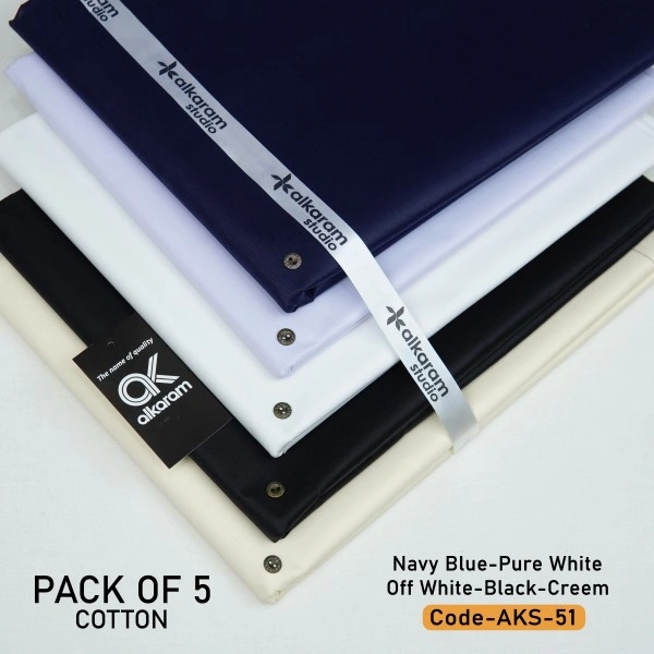 Special Al Karam Cotton | Pack Of 5 Bundle-AKS-51