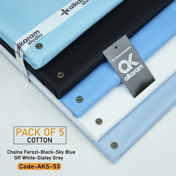 Special Al Karam Cotton | Pack Of 5 Bundle-AKS-53