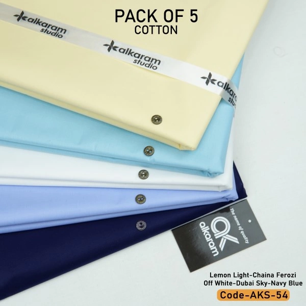 Special Al Karam Cotton | Pack Of 5 Bundle-AKS-54