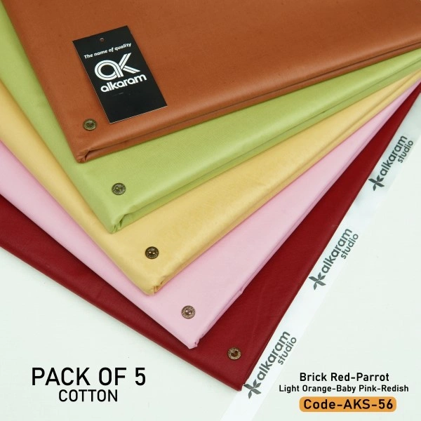 Special Al Karam Cotton | Pack Of 5 Bundle-AKS-56