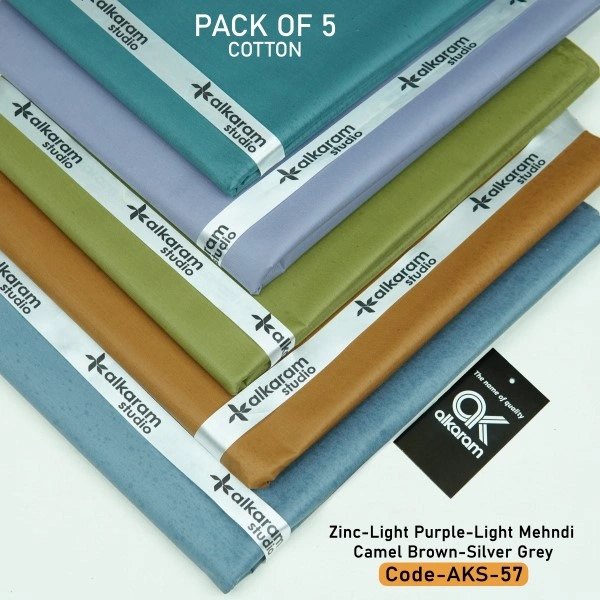 Special Al Karam Cotton | Pack Of 5 Bundle-AKS-57